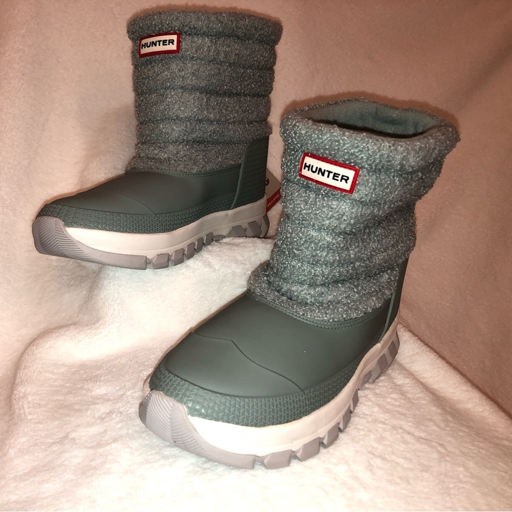Hunter sherpa short snow boots
